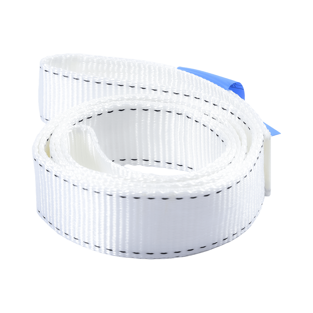 100% polyester eindeloze singelband, in kartonnen verpakking