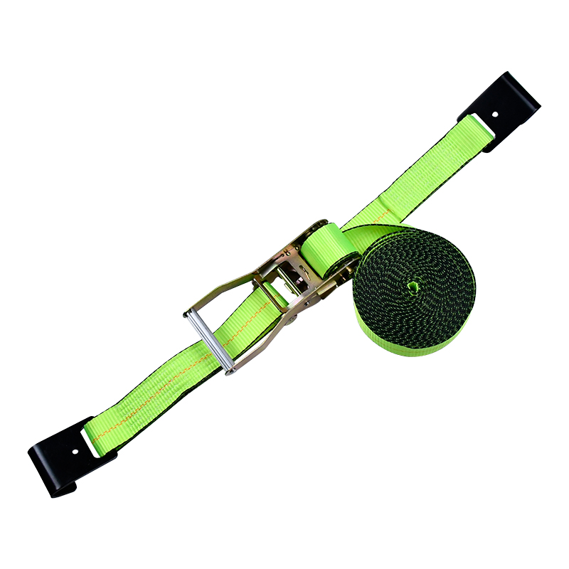4' X 30' groene ratelriem met platte haken
