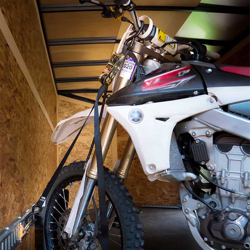 1'' X 7' Mini-motorfietsratelriem met S-haken