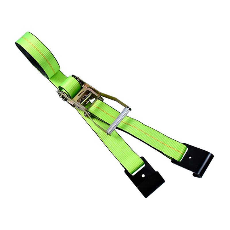 4' X 30' groene ratelriem met platte haken
