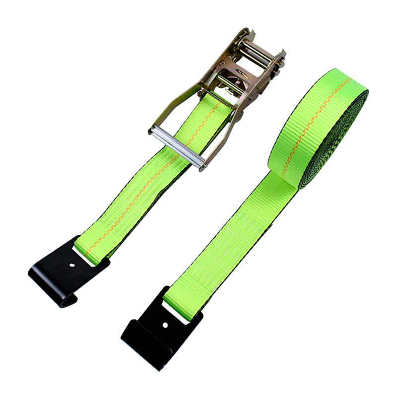4' X 30' groene ratelriem met platte haken