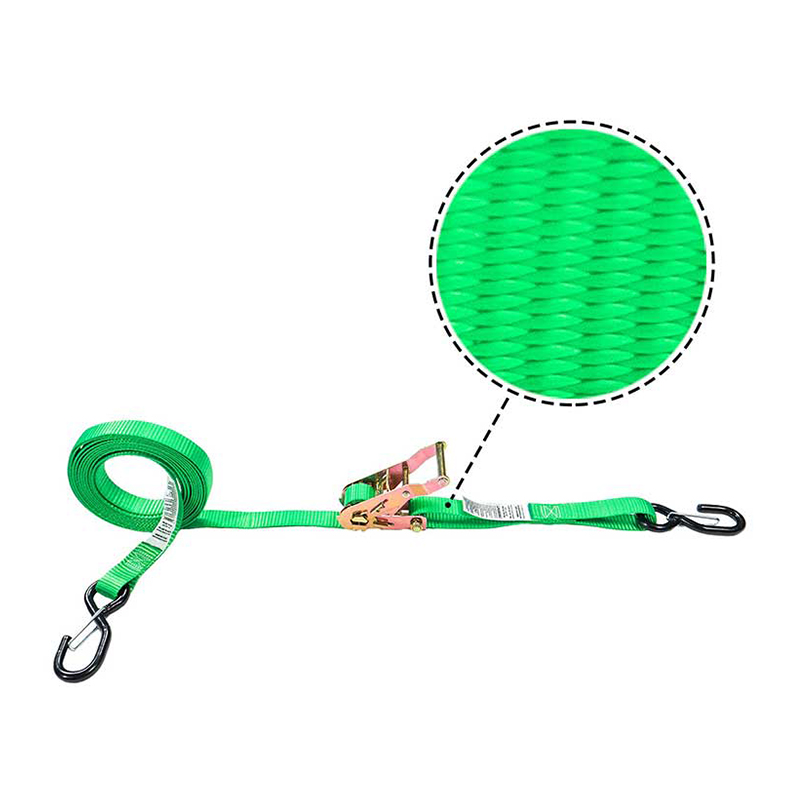 1''X 6' hoge sterktegraad motorfiets spanband met 12' genaaide lus