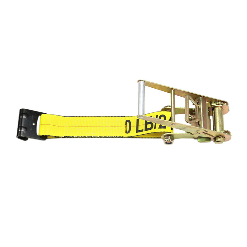3 inch zware ratelband met platte haak voor vrachtwagen met aanhanger