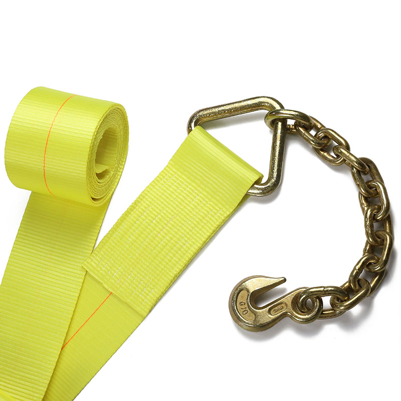 Aangepaste lengte 4 inch ratelriem met kettingverlengingen