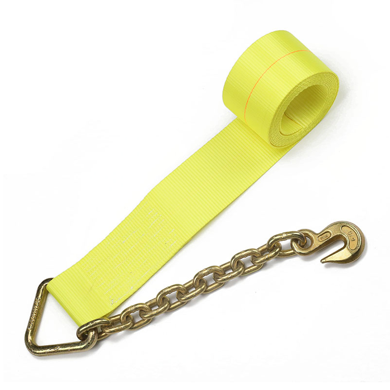 Aangepaste lengte 4 inch ratelriem met kettingverlengingen