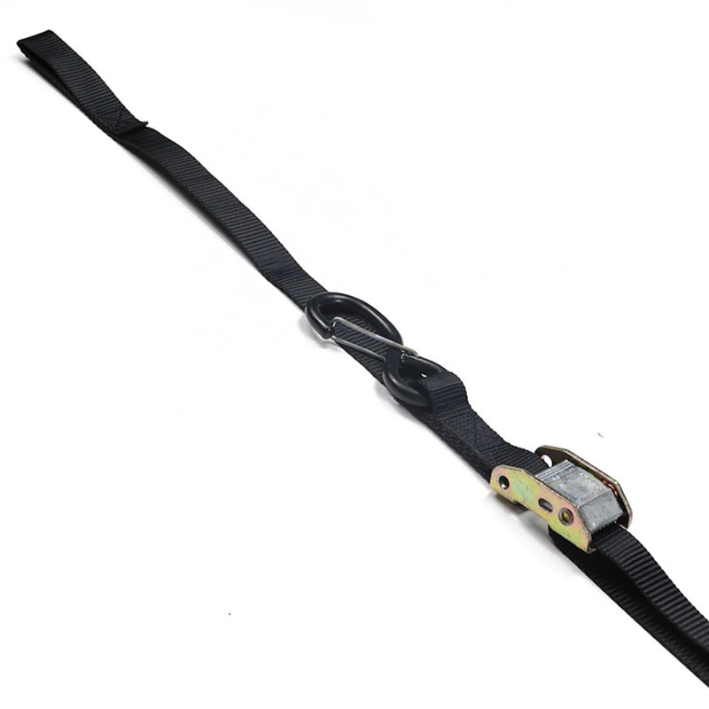 De 1 inch spanband met spanband naar beneden