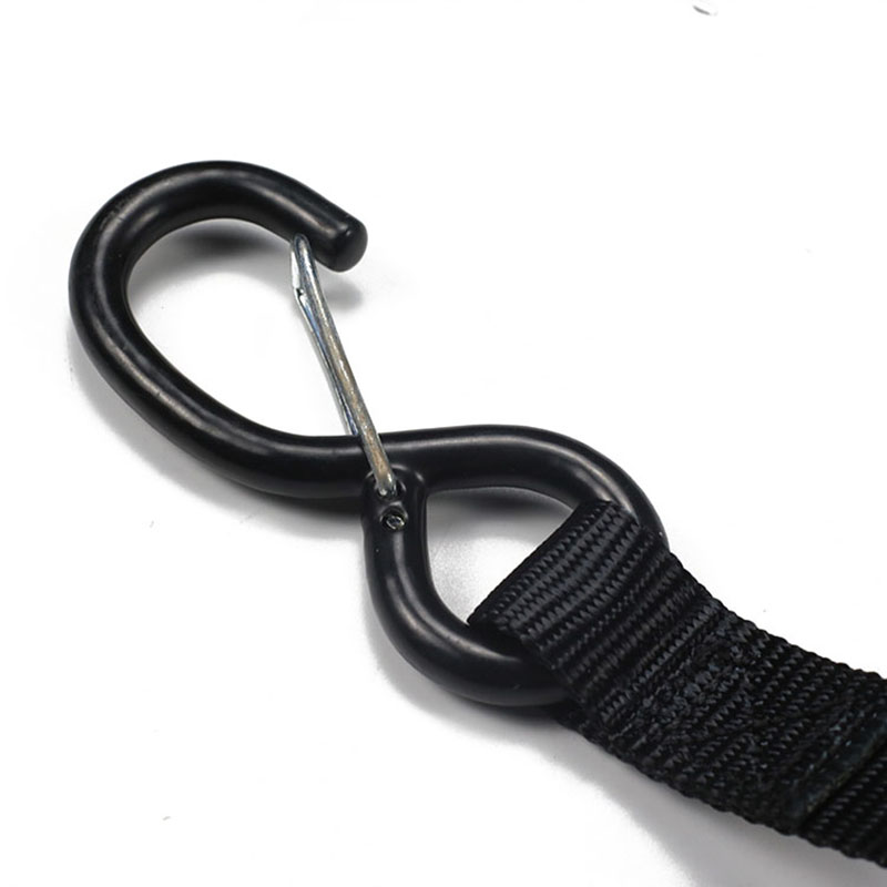 De 1 inch spanband met spanband naar beneden
