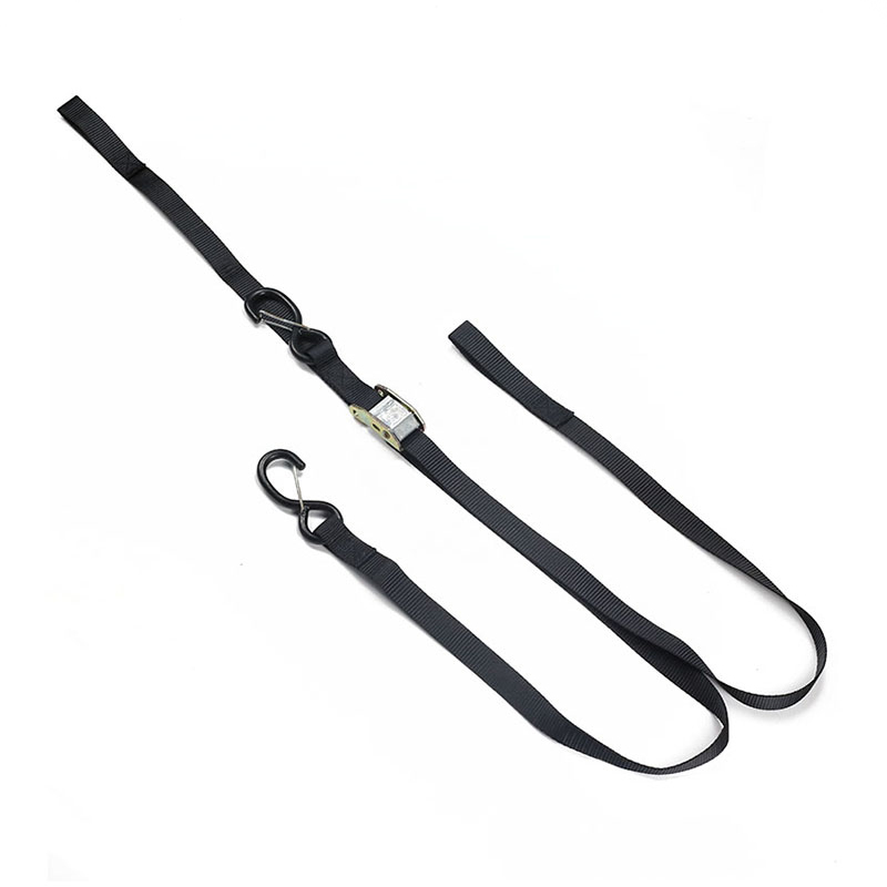 De 1 inch spanband met spanband naar beneden