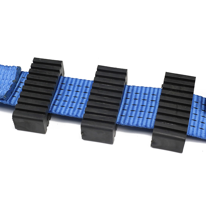 De 2INCH heavy-duty ratelriem, draaihaken en rubberen blokken