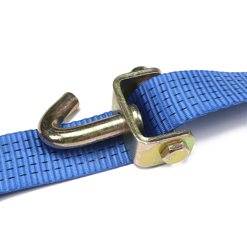 De 2INCH heavy-duty ratelriem, draaihaken en rubberen blokken