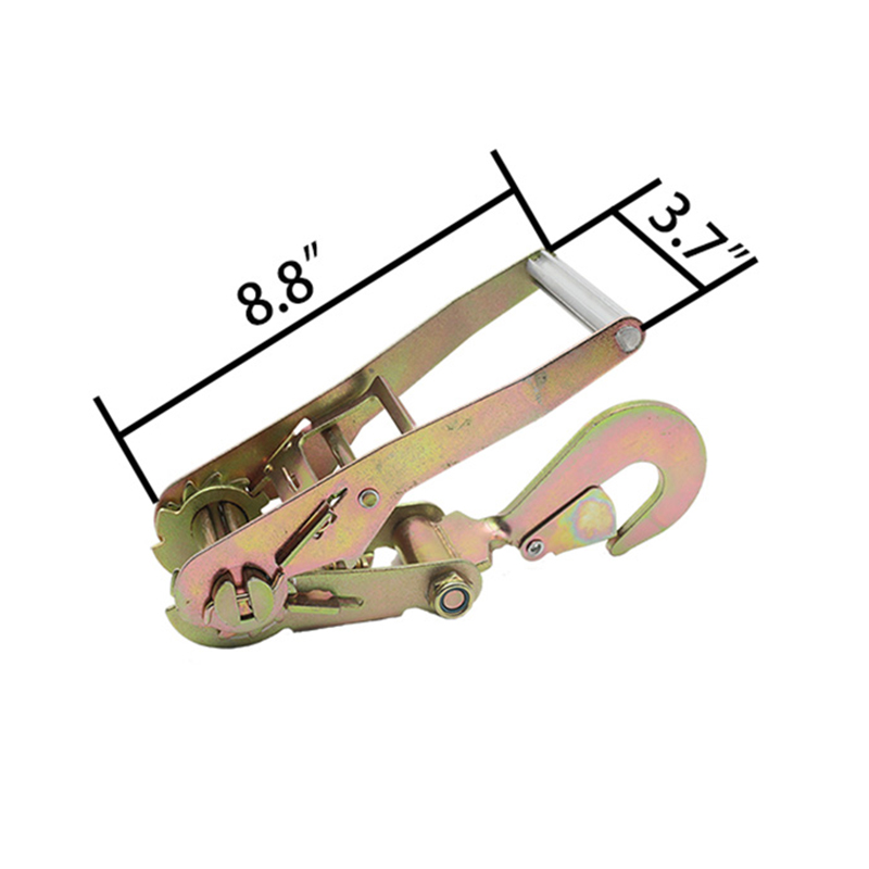 De verstelbare 2 INCH wielbevestiging met karabijnhaak D-ring