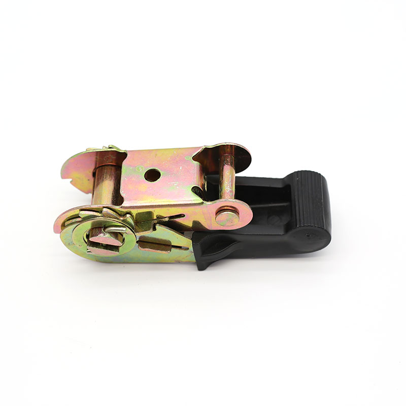 De 1-inch met rubber beklede ratelgesp