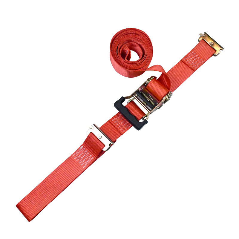 De 2'' X 12' rode vingerafdruk-ratel E-Track spanband met spanband