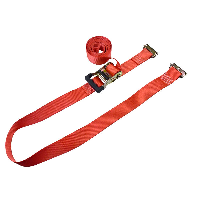 De 2'' X 12' rode vingerafdruk-ratel E-Track spanband met spanband