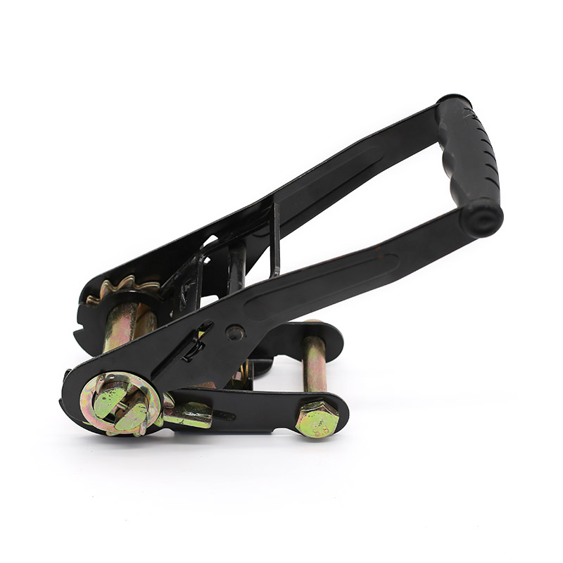 De 2-inch 5T vergulde zwarte ratelgesp
