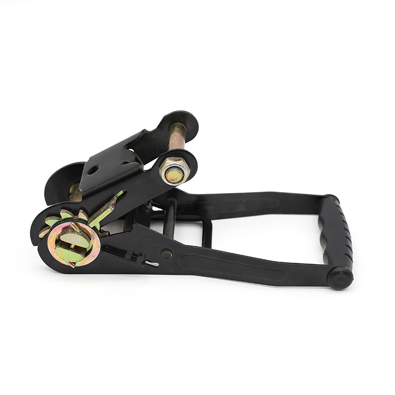 De 2-inch 5T vergulde zwarte ratelgesp