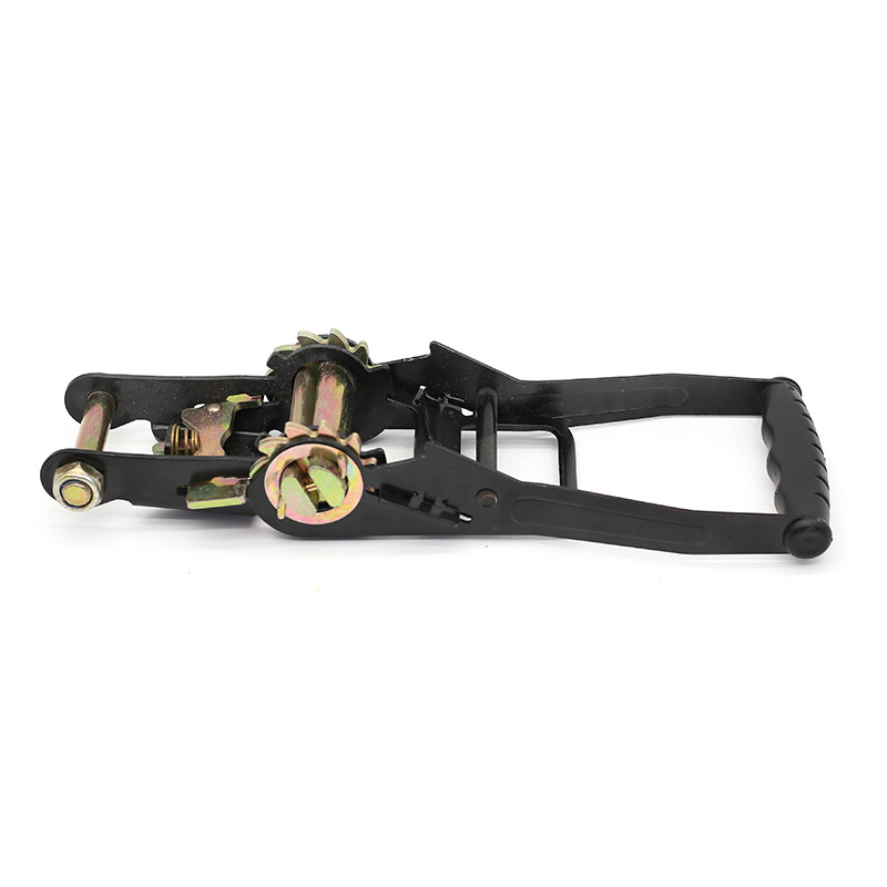 De 2-inch 5T vergulde zwarte ratelgesp