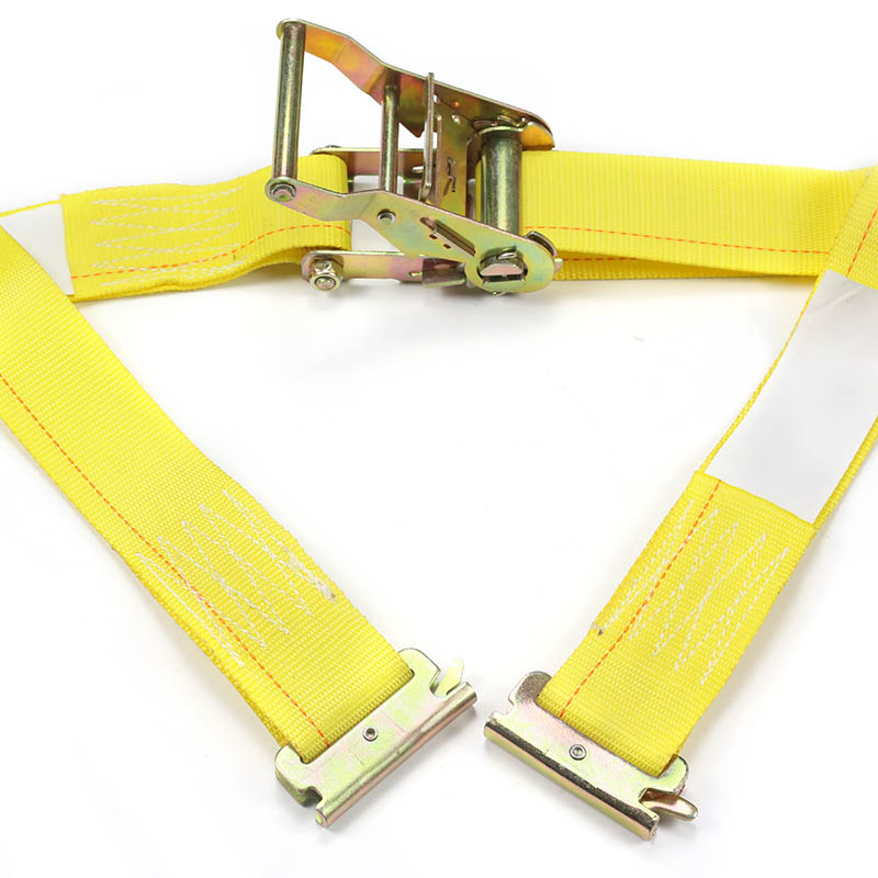 De 2-inch E-Track ratelriem blauw geel