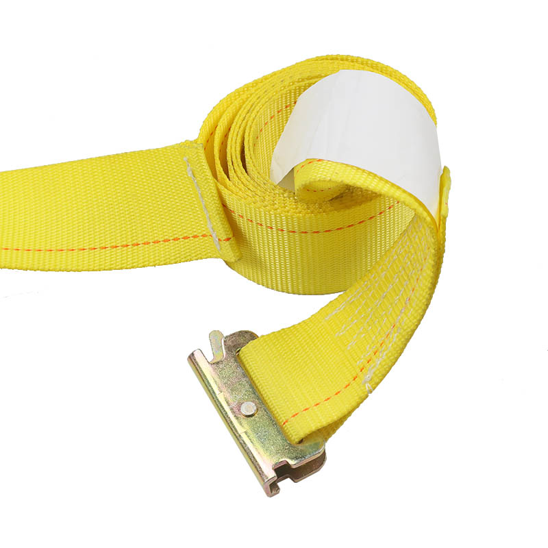 De 2-inch E-Track ratelriem blauw geel