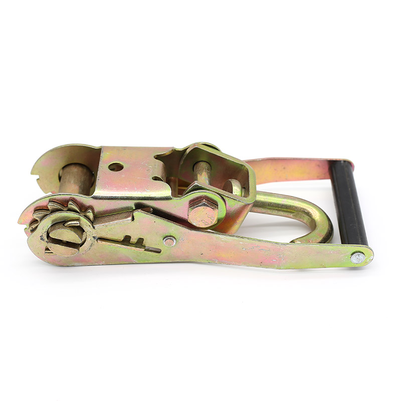 De 2-inch ratelgesp met een korte enkele haak