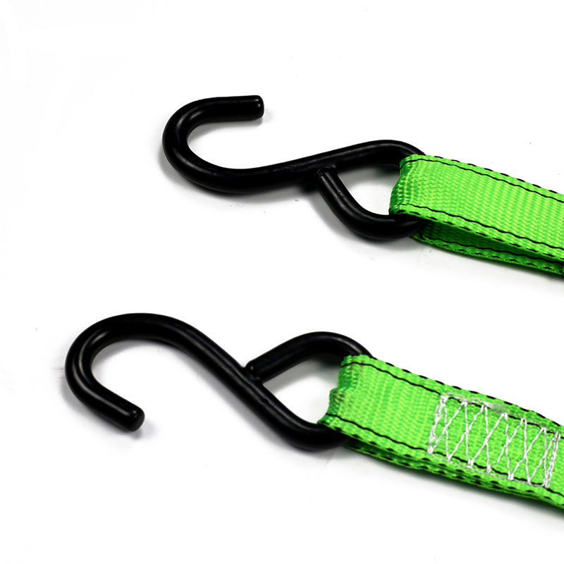 De 4-delige 1-INCH met rubber beklede ratelriemen