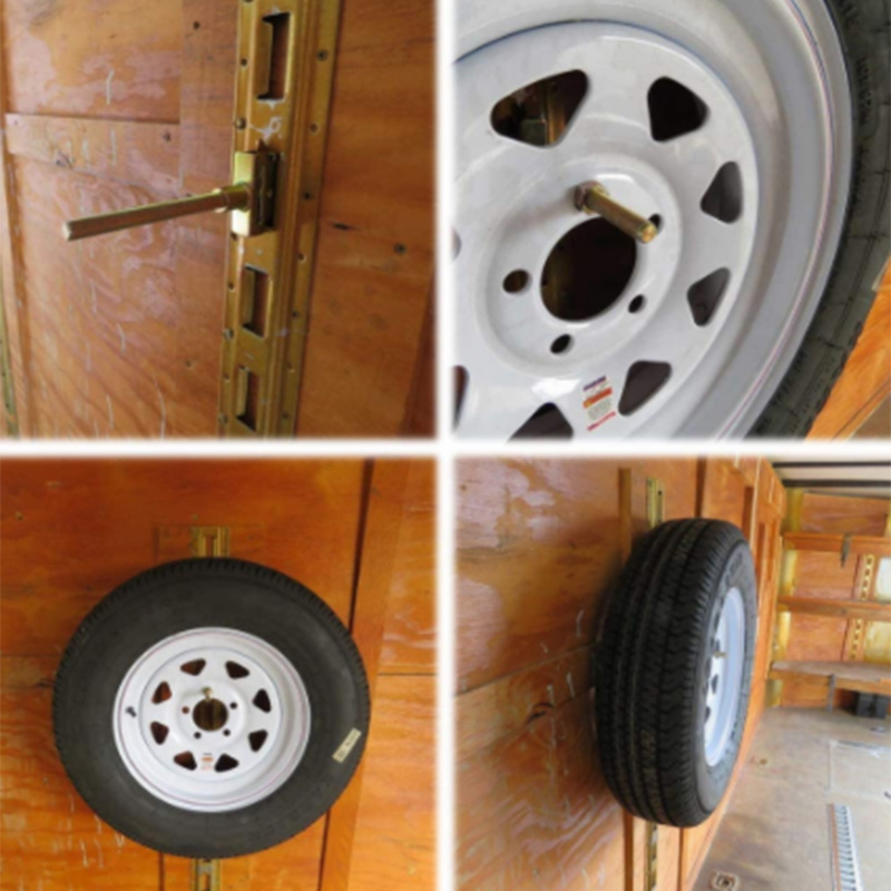 De E-Track reservewielhouder voor bouthanger