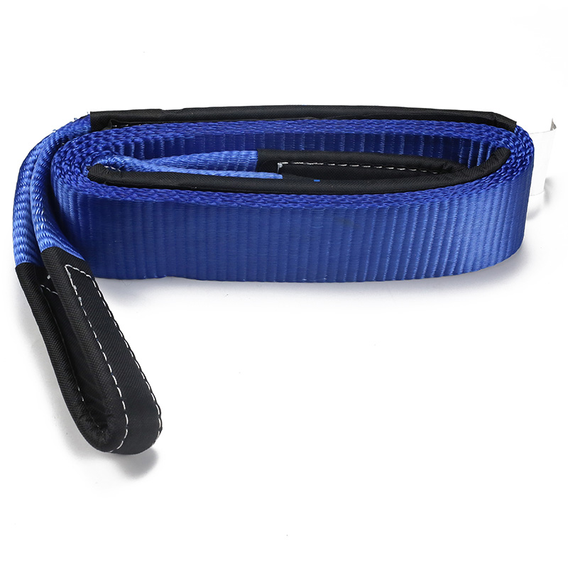De sleepriemen D-beugel blauw