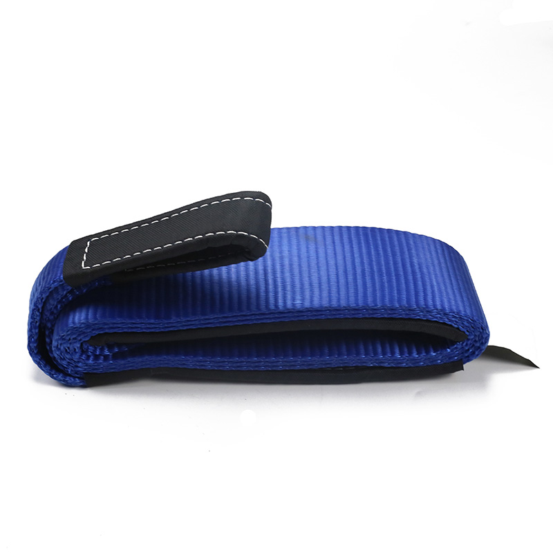 De sleepriemen D-beugel blauw