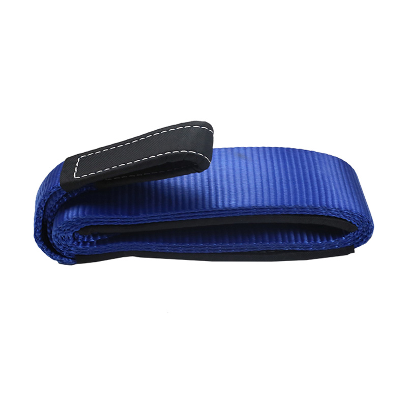 De sleepriemen D-beugel blauw